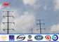 Voltaje medio poste que se resume eléctrico/transmisión de acero poste para la línea aérea proyecto proveedor